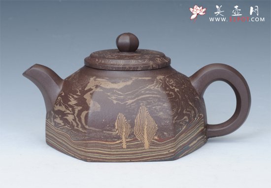 紫砂壶图片：六方水井 - 宜兴紫砂壶网