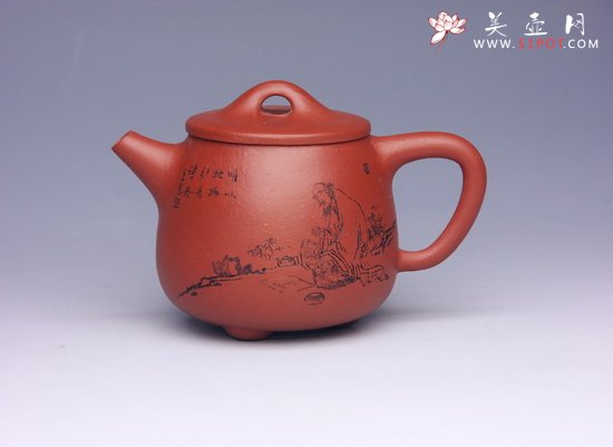 紫砂壶图片：高石瓢（正） - 宜兴紫砂壶网