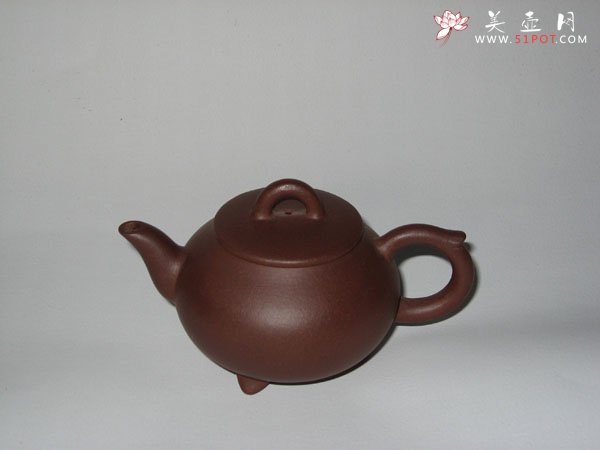 紫砂壶图片：三足顶 - 宜兴紫砂壶网
