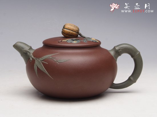 紫砂壶图片：佛手壶 - 宜兴紫砂壶网