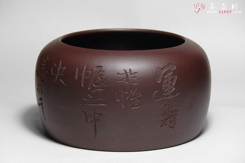 紫砂壶图片：仿古水盂 - 宜兴紫砂壶网