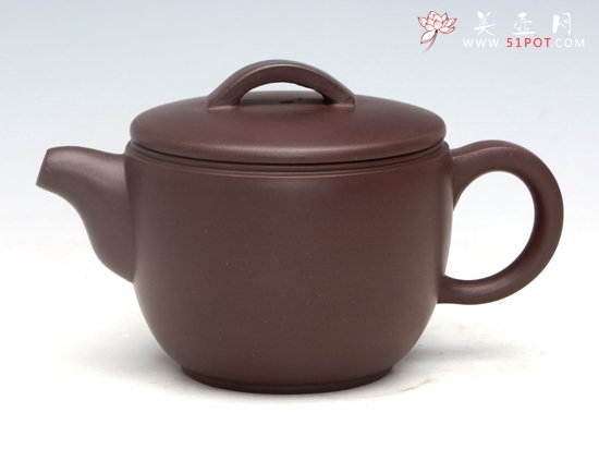 紫砂壶图片：汉瓦（紫泥）220ML - 宜兴紫砂壶网