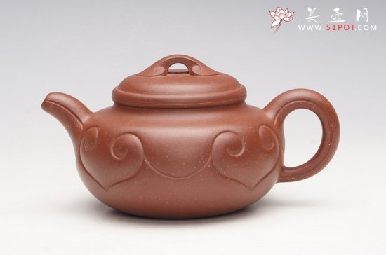 紫砂壶图片：仿古如意 - 宜兴紫砂壶网