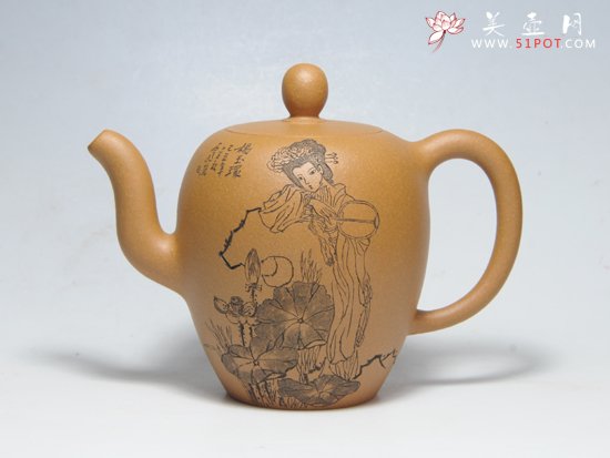 紫砂壶图片：美人肩 - 宜兴紫砂壶网