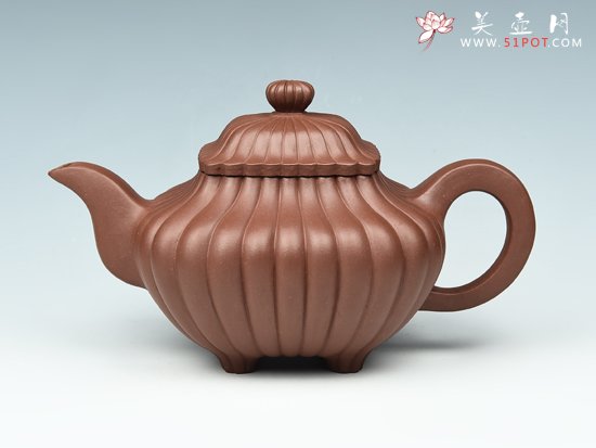 紫砂壶图片：锦文传炉 - 宜兴紫砂壶网