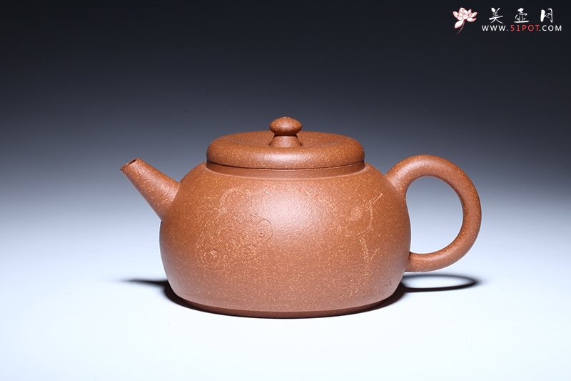 紫砂壶图片：明式文旦 - 宜兴紫砂壶网