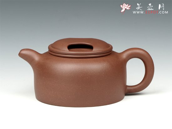 紫砂壶图片：牛盖莲子 - 宜兴紫砂壶网