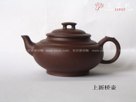 紫砂壶图片：上新桥壶 - 宜兴紫砂壶网