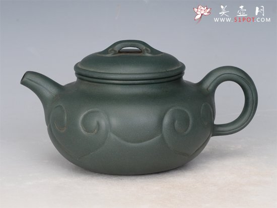 紫砂壶图片：仿古如意 - 宜兴紫砂壶网