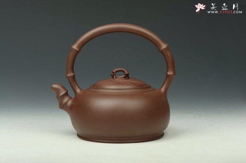 紫砂壶图片：虹途提梁 - 宜兴紫砂壶网