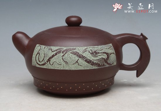 紫砂壶图片：龙山遗韵 - 宜兴紫砂壶网