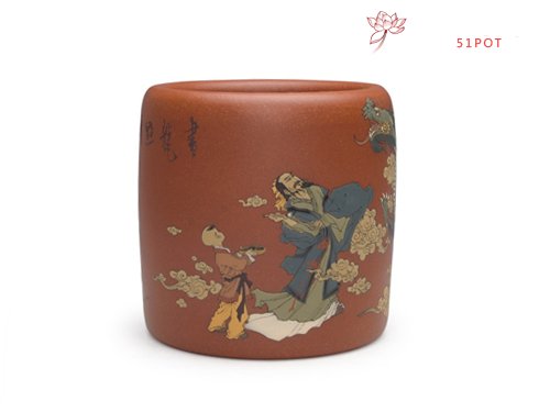 紫砂壶图片：画龙点睛 - 宜兴紫砂壶网