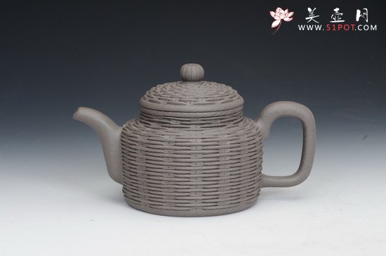 紫砂壶图片：竹编 - 宜兴紫砂壶网