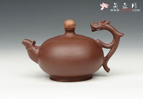 紫砂壶图片：飞龙壶 - 宜兴紫砂壶网