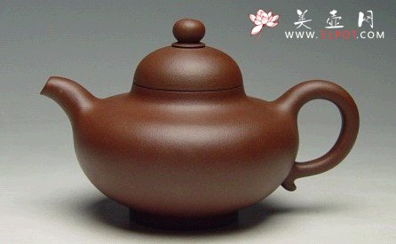 紫砂壶图片：全手工《华颖》原矿底槽青,350cc - 宜兴紫砂壶网