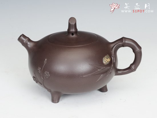 紫砂壶图片：三足鼎立 - 宜兴紫砂壶网