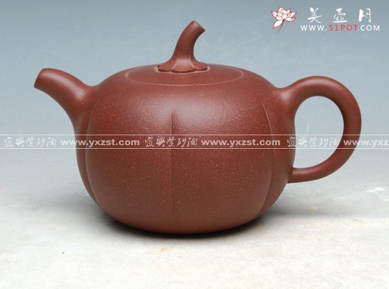紫砂壶图片：紫瓜 - 宜兴紫砂壶网