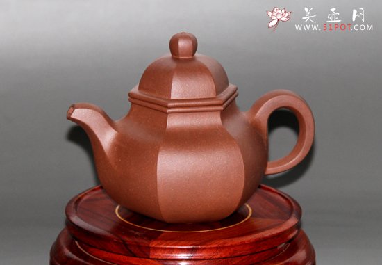 紫砂壶图片：六方掇球 - 宜兴紫砂壶网