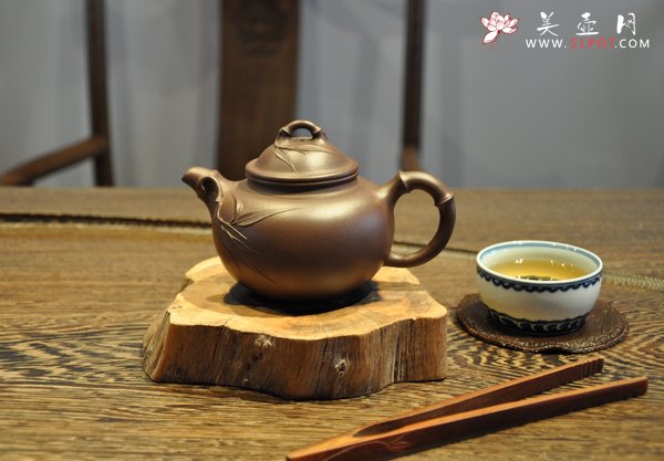 紫砂壶图片：竹 韵 - 宜兴紫砂壶网