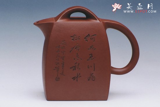 紫砂壶图片：寒山钟声阳子泥 - 宜兴紫砂壶网