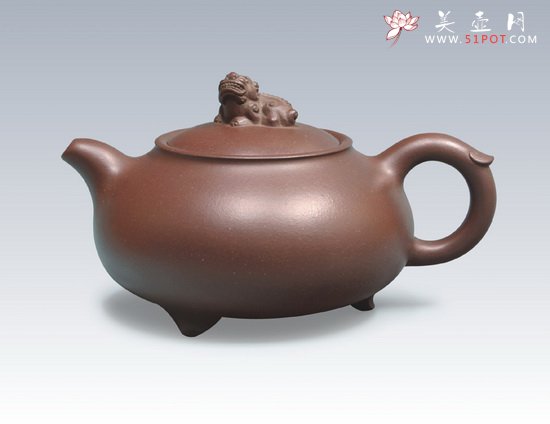 紫砂壶图片：醒狮    3000元 - 宜兴紫砂壶网