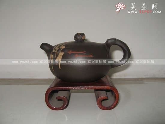 紫砂壶图片：听泉 - 宜兴紫砂壶网