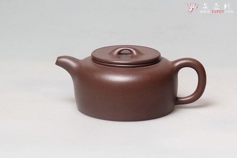 紫砂壶图片：平盖莲子 - 宜兴紫砂壶网
