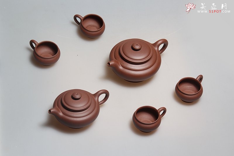 紫砂壶图片：灵希套壶 - 宜兴紫砂壶网
