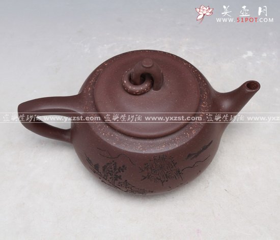 紫砂壶图片：玉环上 - 宜兴紫砂壶网