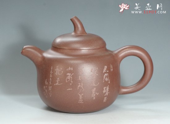 紫砂壶图片：茄段 - 宜兴紫砂壶网