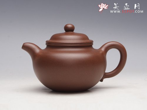 紫砂壶图片：掇只 泥料：拼紫 - 宜兴紫砂壶网