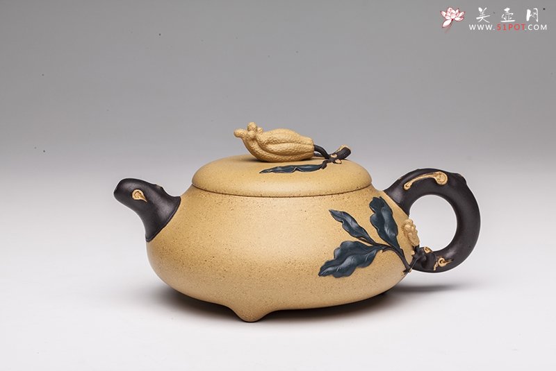 紫砂壶图片：佛手壶 - 宜兴紫砂壶网