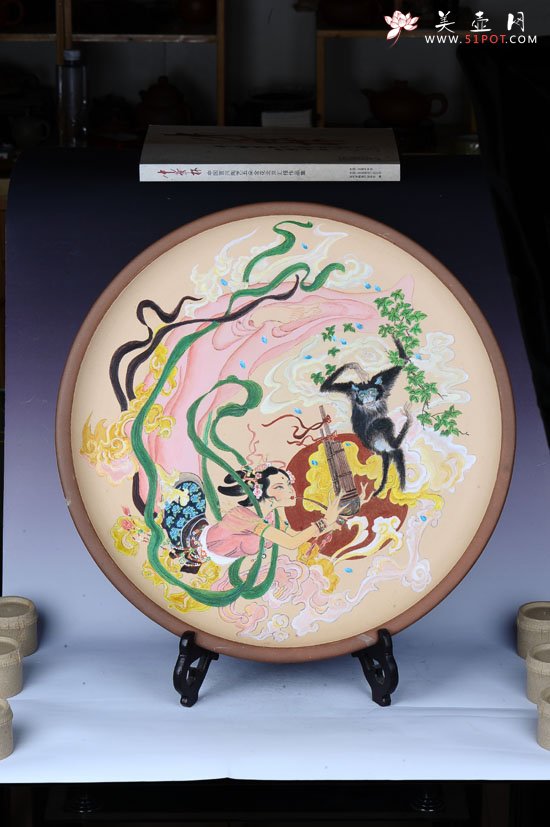 紫砂壶图片：挂盘 - 宜兴紫砂壶网