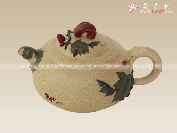 紫砂壶图片：甜甜 - 宜兴紫砂壶网