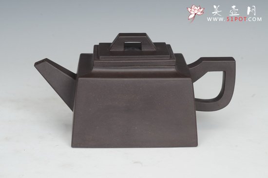 紫砂壶图片：四方桥鼎 - 宜兴紫砂壶网