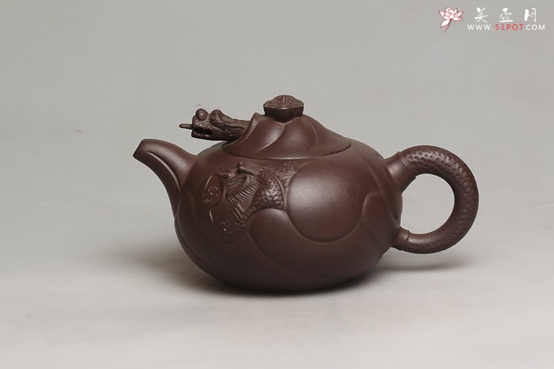 紫砂壶图片：鱼化龙 - 宜兴紫砂壶网