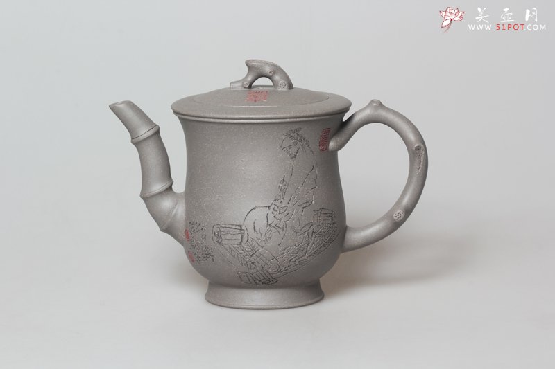 紫砂壶图片：岁寒三友 - 宜兴紫砂壶网