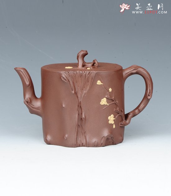 紫砂壶图片：踏雪寻梅 - 宜兴紫砂壶网