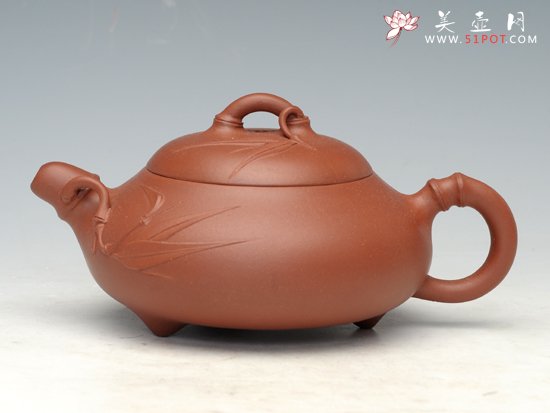 紫砂壶图片：石瓢竹节 - 宜兴紫砂壶网