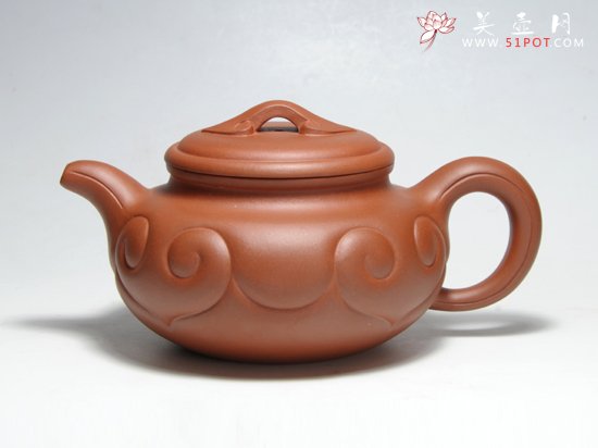 紫砂壶图片：仿古如意 - 宜兴紫砂壶网