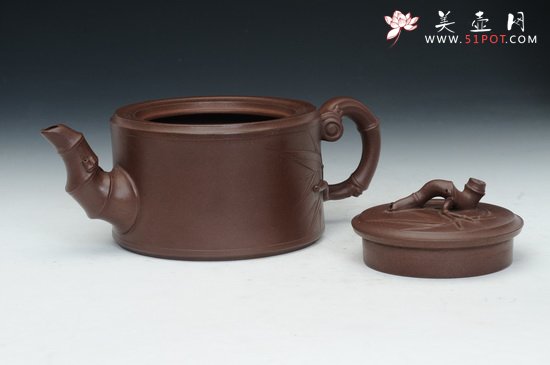 紫砂壶图片：竹段 (2) - 宜兴紫砂壶网