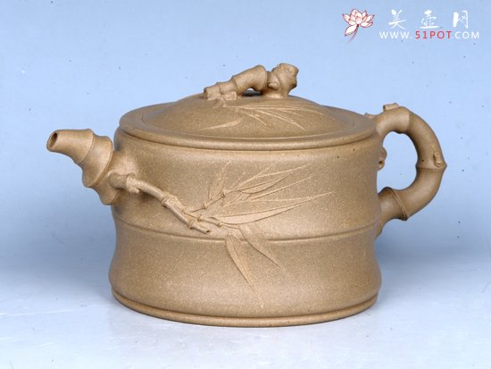 紫砂壶图片：竹段 - 宜兴紫砂壶网