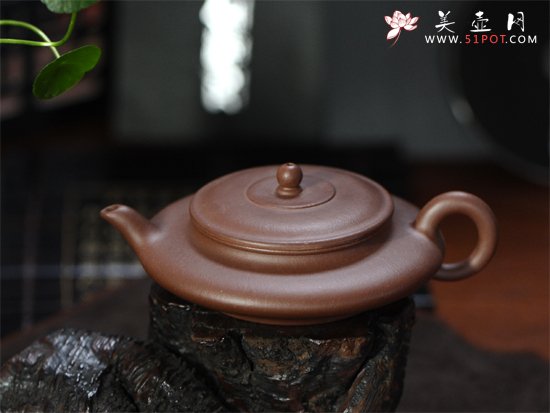 紫砂壶图片：虚扁 - 宜兴紫砂壶网