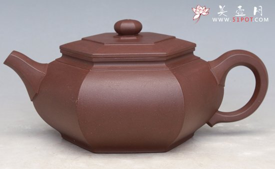 紫砂壶图片：六方壶 - 宜兴紫砂壶网
