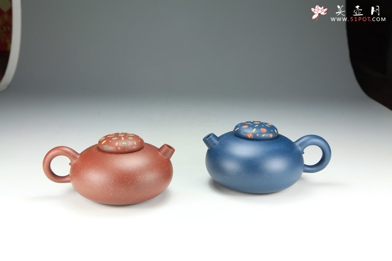 紫砂壶图片：花雨情壶 - 宜兴紫砂壶网