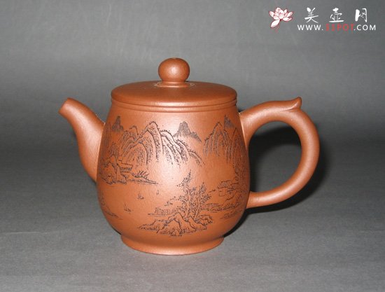 紫砂壶图片：茶缘壶 - 宜兴紫砂壶网