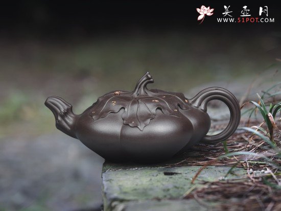 紫砂壶图片：瓜熟蒂落 - 宜兴紫砂壶网