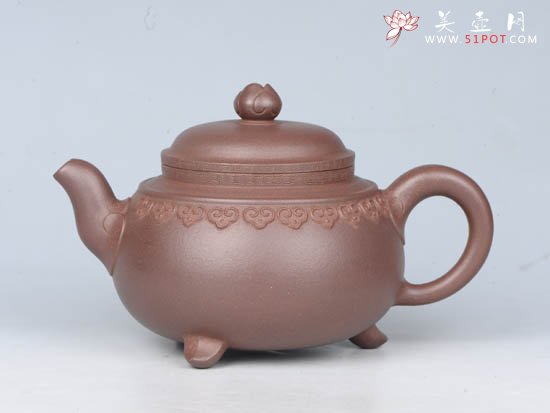 紫砂壶图片：云肩如意 - 宜兴紫砂壶网