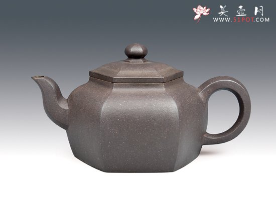 紫砂壶图片：六方福德 - 宜兴紫砂壶网