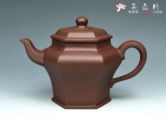 紫砂壶图片：六方宫灯壶 - 宜兴紫砂壶网